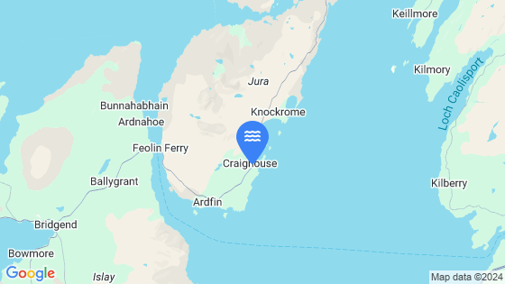 Map showing the location of Craighouse