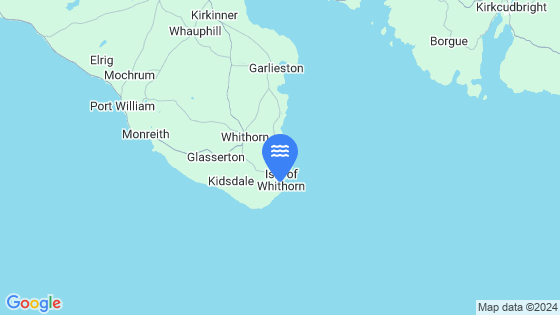 Map showing the location of Isle Of Whithorn