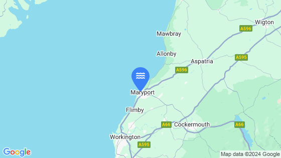 Map showing the location of Maryport