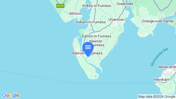 Map showing the location of BARROW (RAMSDEN DOCK)