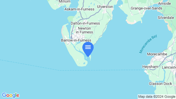 Map showing the location of Roa Island