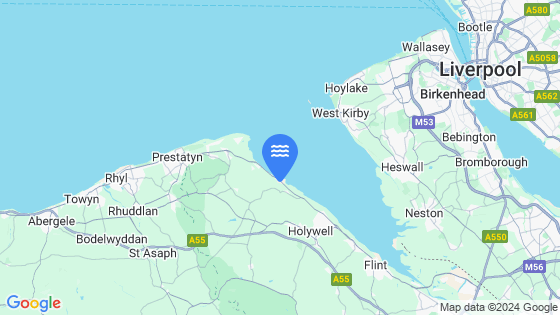 Map showing the location of MOSTYN DOCKS