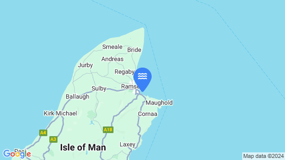 Map showing the location of Ramsey