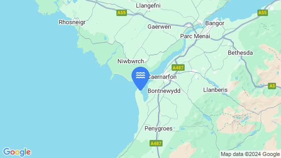 Map showing the location of Fort Belan