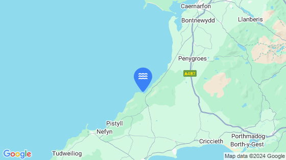 Map showing the location of Trefor