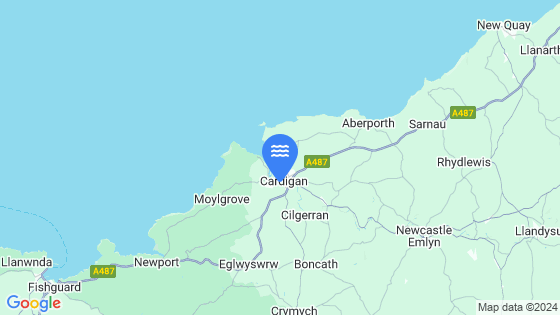 Map showing the location of Cardigan (Town)