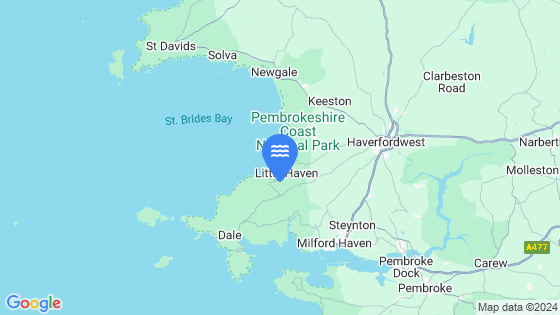 Map showing the location of Little Haven