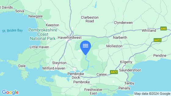 Map showing the location of Black Tar