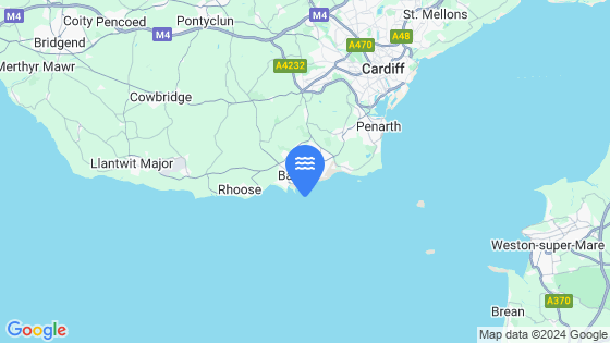 Map showing the location of Barry