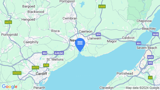 Map showing the location of NEWPORT