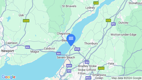 Map showing the location of Beachley (Aust)