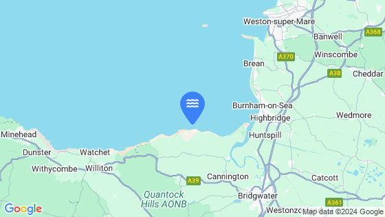 Map showing the location of Hinkley Point