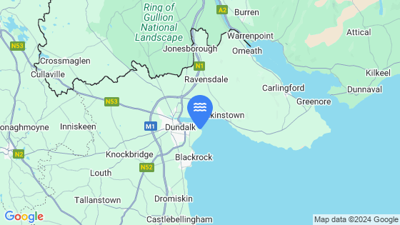 Map showing the location of Soldiers Point