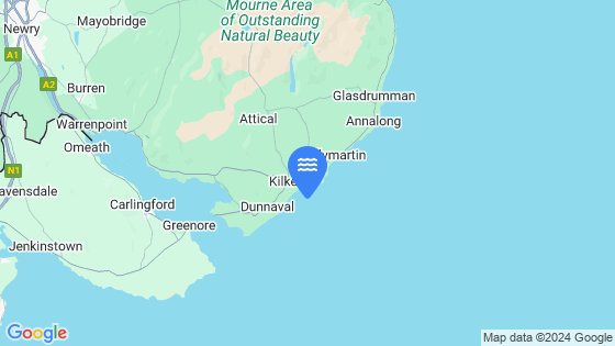 Map showing the location of Kilkeel