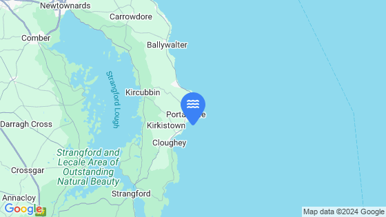 Map showing the location of Portavogie