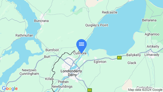 Map showing the location of RIVER FOYLE (LISAHALLY)