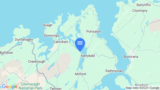 Map showing the location of Cranford Bay