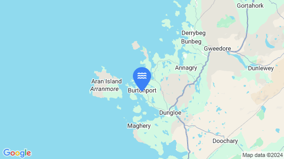 Map showing the location of Burtonport