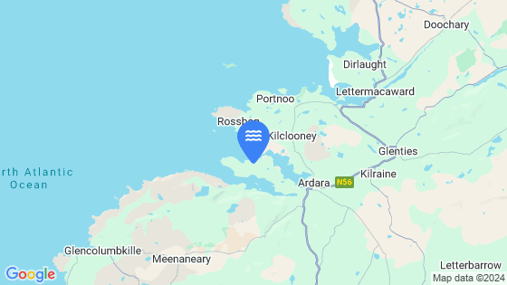Map showing the location of Loughros More Bay