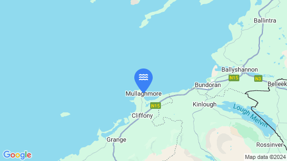 Map showing the location of Mullaghmore