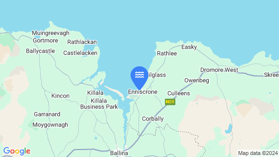 Map showing the location of Killala Bay (Inishcrone)