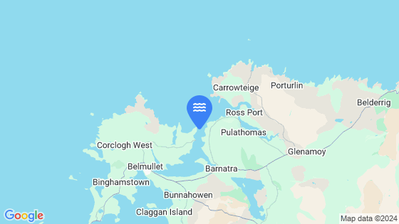Map showing the location of Ballyglass (Broad Haven)