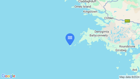 Map showing the location of Slyne Head