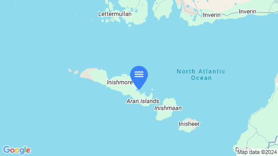 Map showing the location of Inishmore (Killeany Bay)