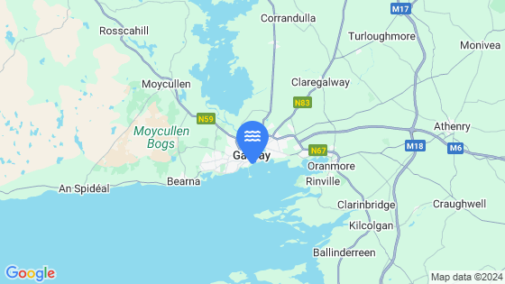 Map showing the location of GALWAY