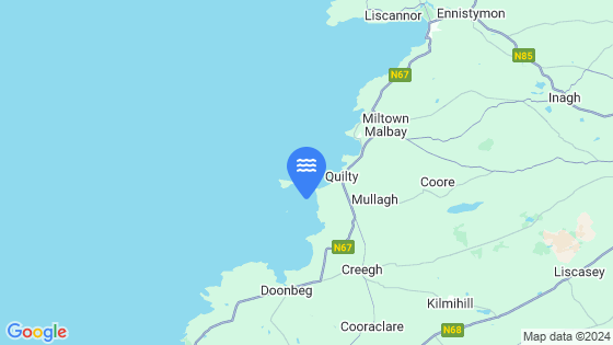 Map showing the location of Seafield Point