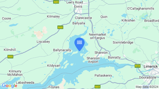 Map showing the location of Coney Island