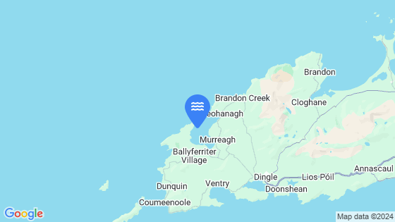 Map showing the location of Smerwick Harbour