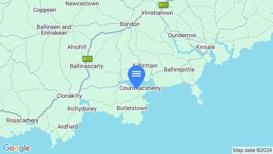 Map showing the location of Courtmacsherry