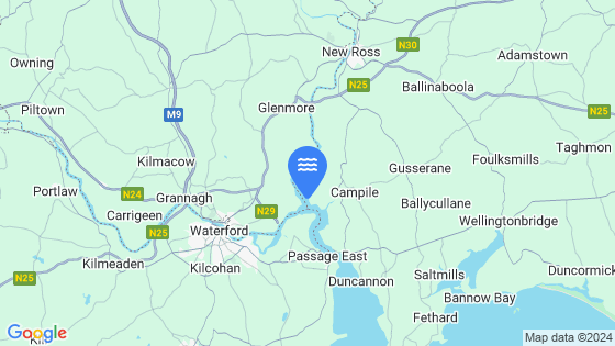 Map showing the location of KILMOKEA POINT