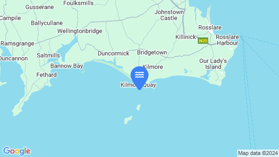 Map showing the location of Kilmore Quay