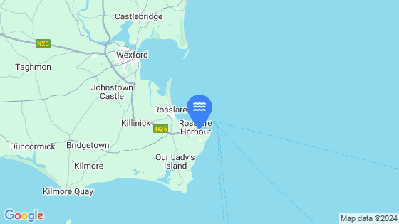 Map showing the location of ROSSLARE EUROPORT