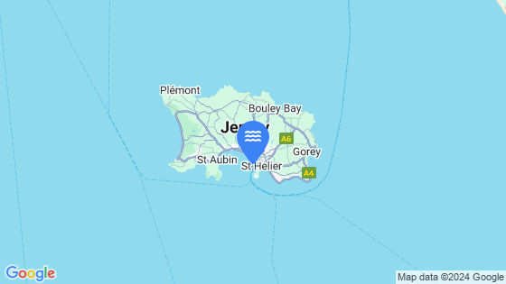 Map showing the location of ST. HELIER