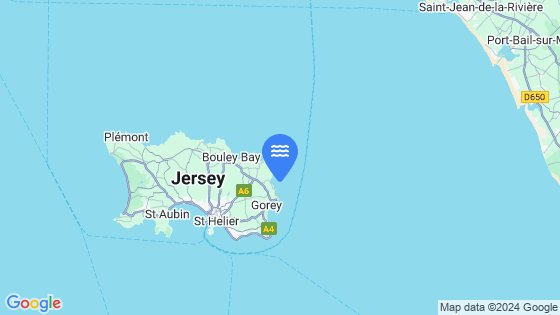 Map showing the location of St. Catherine Bay