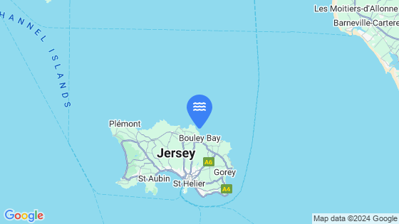 Map showing the location of Bouley Bay
